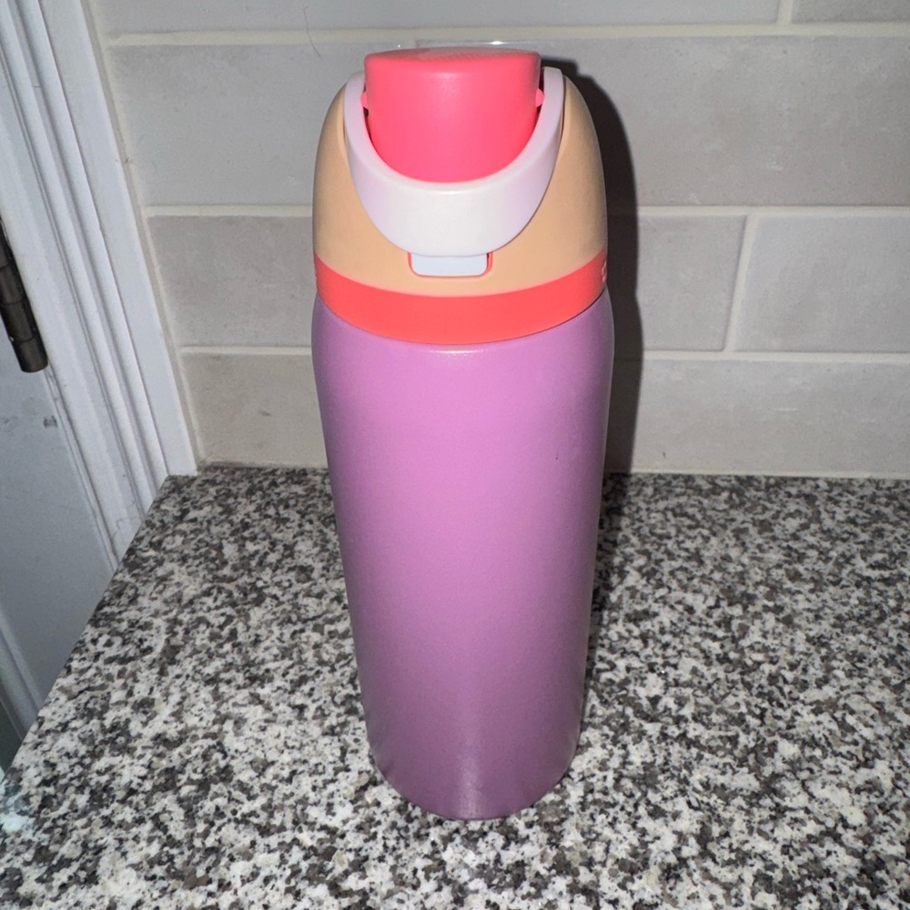 Pink and Cream Water Bottle